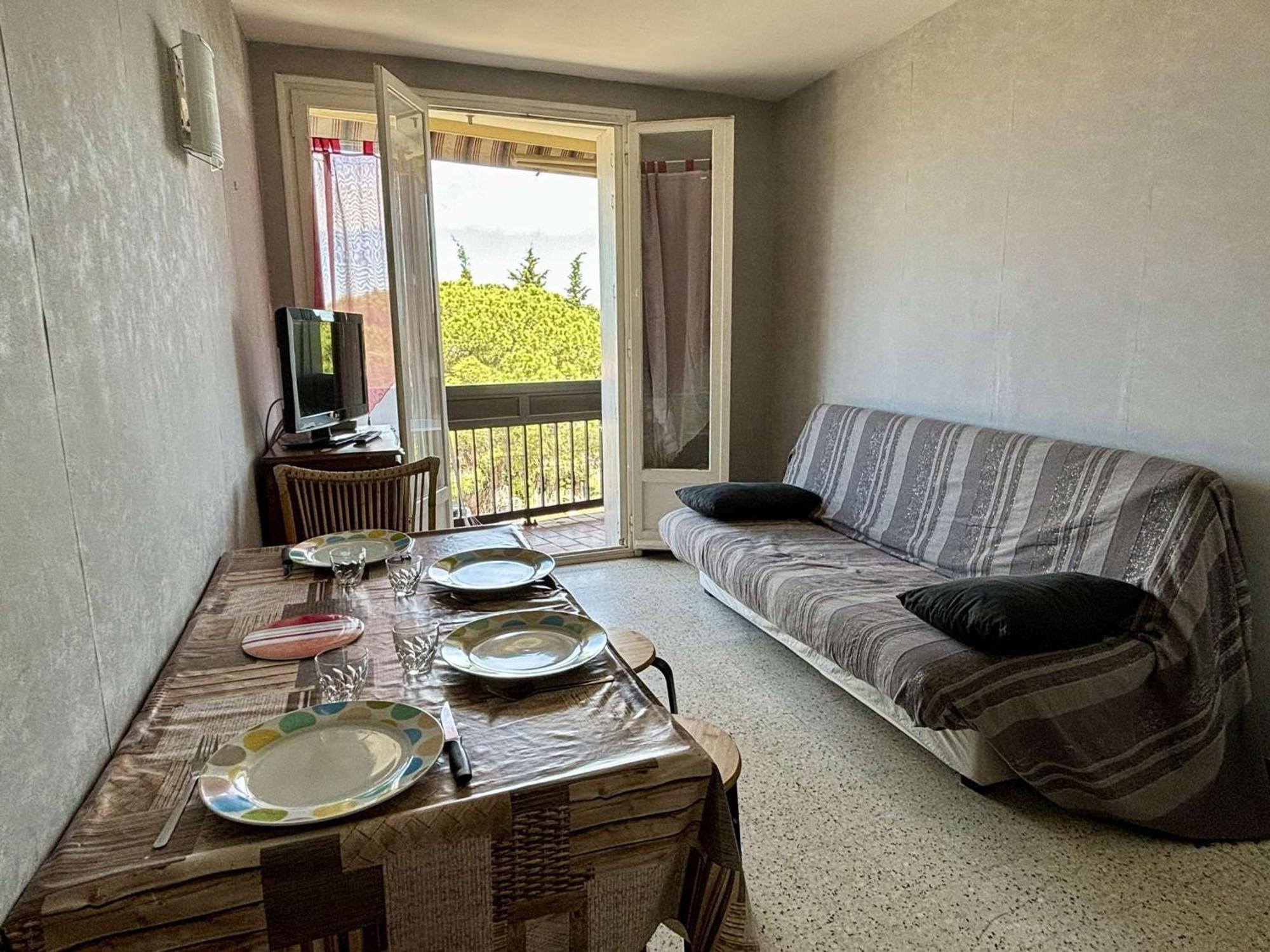 Appartement 2 Pieces, Balcon, Proche Plage Et Commerces, Quartier Calme - Argeles-Sur-Mer - Fr-1-225-685 エクステリア 写真
